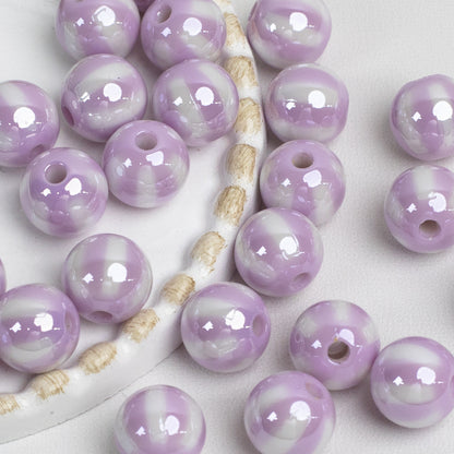 12mm Electroplated Circus Color Mix Acrylic Beads Picture color-14 12mm by Acrijoy