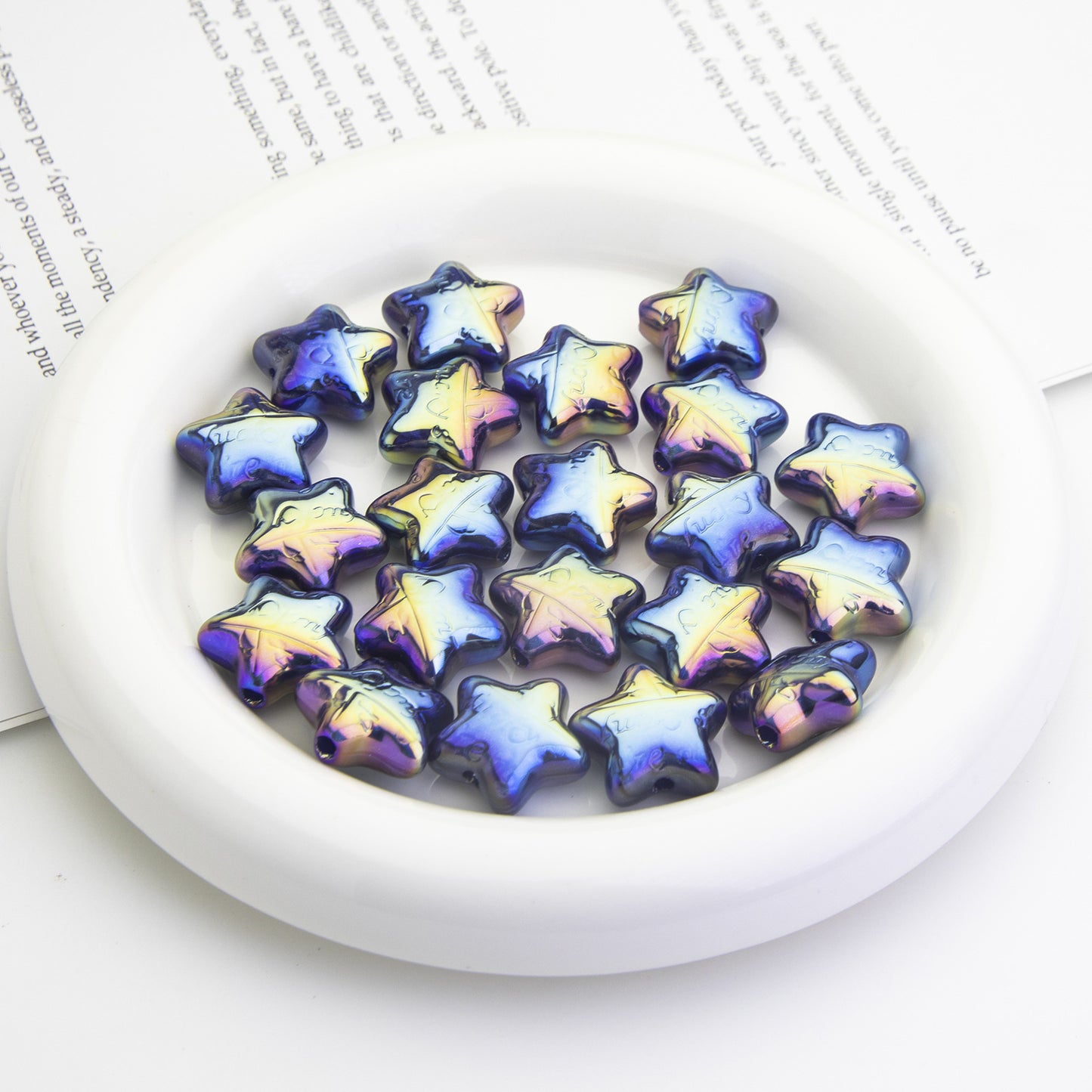 Moonlight Wish Star Acrylic Beads