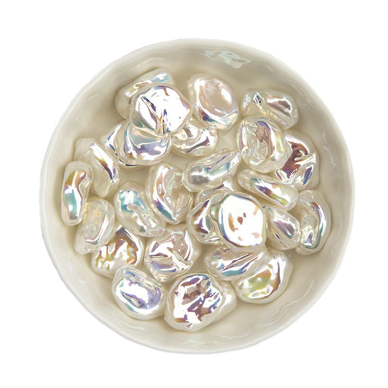 Iridescent Baroque Moonlight Pearls