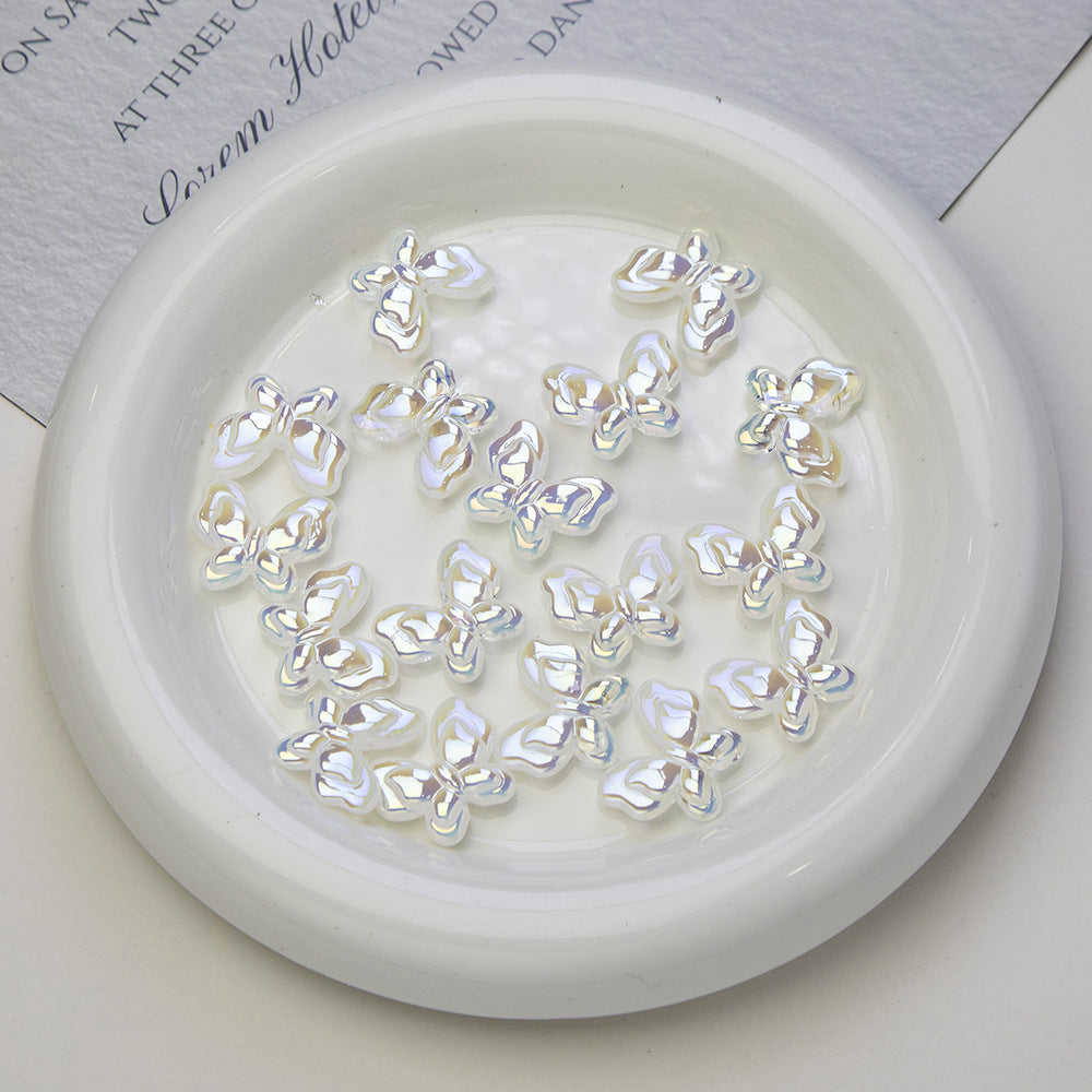 Moonlight Butterfly Acrylic Beads