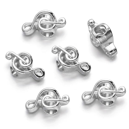 Large Hole Pearlescent Acrylic Spacer Beads 31 Silver 50 by Acrijoy