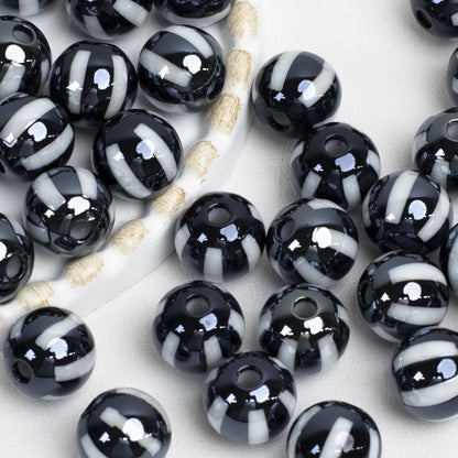 12mm Electroplated Circus Color Mix Acrylic Beads Picture color-03 12mm by Acrijoy