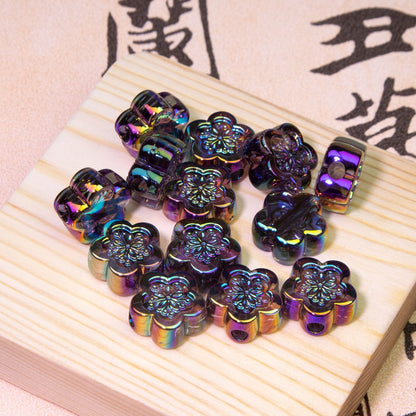 Moonlight Transparent Sakura Acrylic Beads