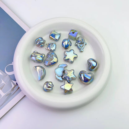 Moonlight Gray Acrylic Beads