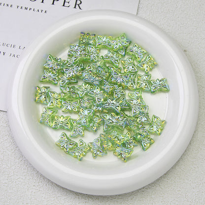 Moonlight Silver Electroplated Acrylic Beads