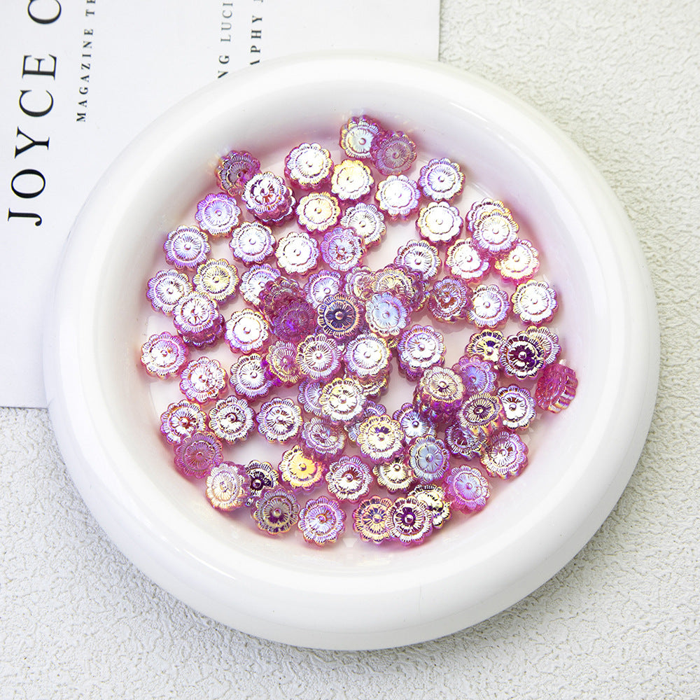 Pink Moonlight Acrylic Beads
