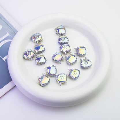 Moonlight Gray Acrylic Beads