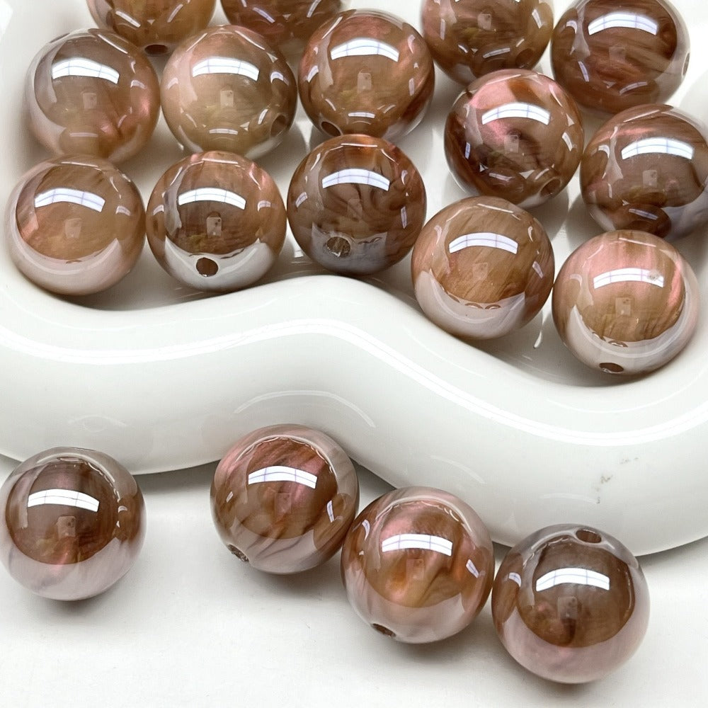 Ink Wash Painting Style Moonlight Resin Beads Picture color-02 by Acrijoy